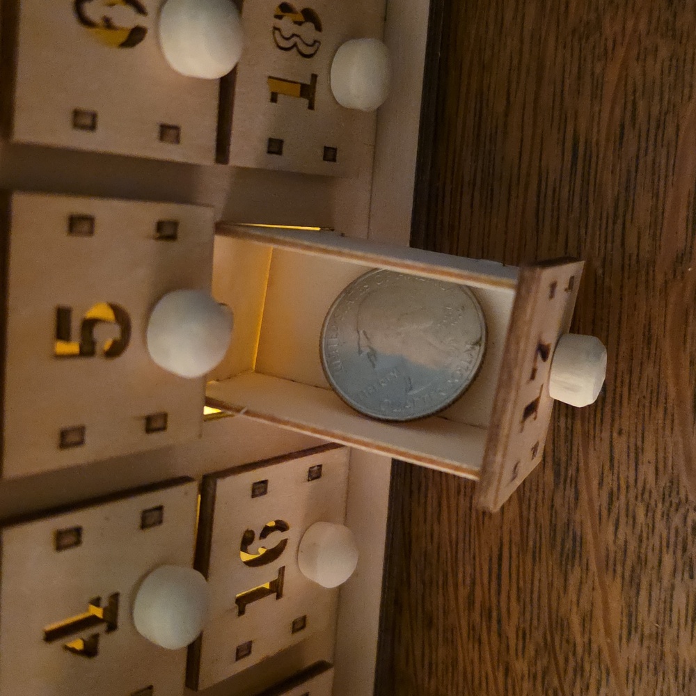Anthropologie Hansel Advent Calendar with Lights - Picture 8 of 12